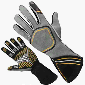 Guantes de kart de carreras de coches con agarre personalizado de alta calidad, guantes resistentes al desgaste antideslizantes, guantes a prueba de viento - Product Image 2