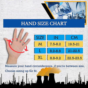 Gants de sécurité de travail confortables à doigts complets avec bande réfléchissante haute visibilité et ampoule LED pour une visibilité accrue - Product Image 6