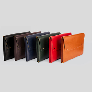 Funda para ordenador portátil de cuero Pu vegano con logotipo personalizado, funda impermeable delgada para tableta para hombre, funda elegante de viaje para portátil - Product Image 6