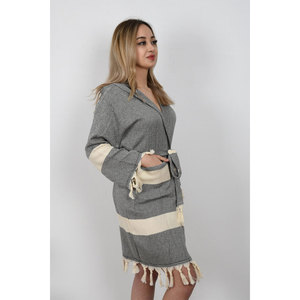 Handmade Robe Personalized <b>Gifts</b> for Her Bath Robe <b>Beach</b> Robe Turkish Cotton Bathrobe - Product Image 3