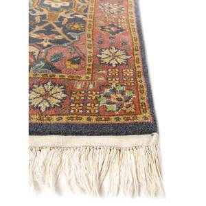 Aalam Luxury Hand Knotted Wool Rugs Pae-4896 Jacquard Woven Medallion Design Tufted & <b>Washable</b> for Home & Car Use Jaipur Rugs US - Product Image 4