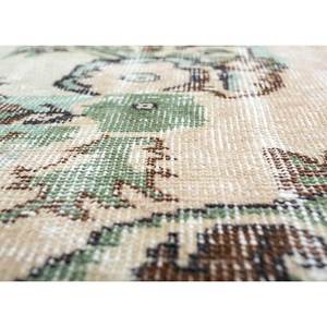 พรมขนสัตว์ถักมือสไตล์วินเทจ สีเบจและสีน้ำตาล ลายเหรียญแบบนามธรรม รูปทรงสี่เหลี่ยมผืนผ้า สำหรับห้องนั่งเล่นหรือทางเดินในบ้าน รุ่น Pae-3322 - Product Image 3