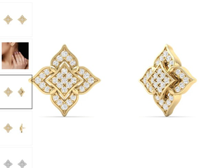 Aniva <b>Jewelry's</b> Top Selling 14kt Gold Women's <b>Fine</b> <b>Jewelry</b> <b>Set</b> Pendant Earring Ring Lab Grown Diamond for Wedding Party Gift - Product Image 5