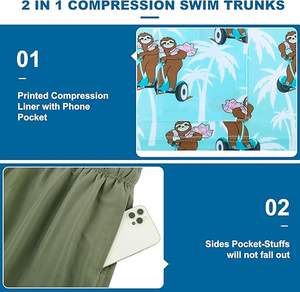 Pantalones Cortos de Malla con Logotipo Personalizado, Pantalones Cortos Deportivos para Hombre, Pantalones Cortos de Verano para Fitness, Baloncesto, Gimnasio, con Bolsillo - Product Image 4