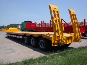 Semirremolque de Plataforma Baja de 60 Toneladas con Suspensión Cantilever, Dos Líneas, Cuatro Ejes - Product Image 5