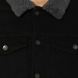 Veste en jean pour homme de haute qualité avec col rabattu, tenue formelle tendance pour la saison printanière, logo imprimé sur le devant - Product Image 5