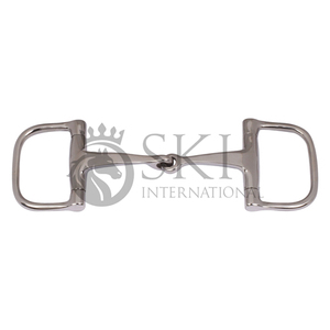 Horse Tack Saddles D Ring Brocas de Junta Única Acero inoxidable Ajustable TITight Twist Snaffle Bit Horse Bits de acero inoxidable - Product Image 3