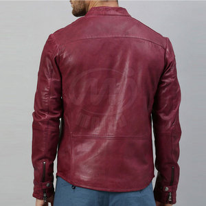 Veste d'hiver pour homme en cuir véritable 100% de haute qualité, écologique, respirante, couleur personnalisée, logo personnalisé, style streetwear, en solde - Product Image 3