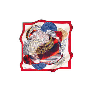 Écharpe en soie imprimée de luxe pour les fêtes printemps-été-automne - Product Image 1