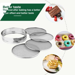 Nhà máy mới đến đồ dùng nhà bếp item hoán đổi cho nhau sàng lọc bột thép không gỉ sàng Bộ gia vị Lọc - Product Image 5