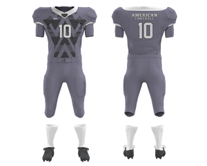 American <b>Football</b> Uniform 5v5 Breathable Quick Dry Mesh Material Youth & Adult Sizes Short Sleeve Full Package - Product Image 1
