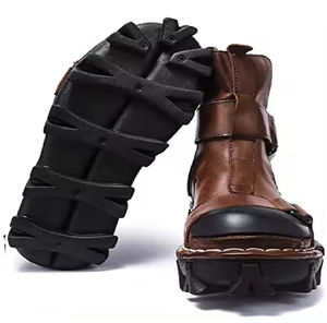 Botas de Motociclismo de Cuero Unisex de Alta Calidad, Ropa Deportiva Resistente al Viento, Botas Hechas a Medida, Ropa para Motociclismo y Automovilismo - Product Image 2
