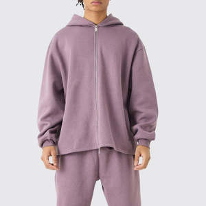 Survêtement à Capuche Solide et Lourd pour Homme Sérigraphié de Haute Qualité avec Design Personnalisé-100% Coton - Product Image 2