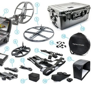 Detector de Metales Inteligente 3D Nokta Invenio Pro, Escáner de Suelo Profesional, Buscador de Tesoros y Cavidades, Certificado ROHS, Plástico - Product Image 5