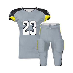 Uniforme de football américain imprimé avec logo personnalisé pour hommes et vêtements de sport légers 100% polyester Uniorm de football américain - Product Image 1