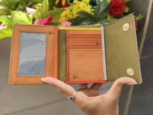 Cuir véritable Western Patches Wristlet Clutch Purse Pouch Wallet Brown Fashion Style Handbag - Product Image 6