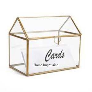 Caja de tarjeta de regalo de boda de suministro directo de fábrica de acrílico transparente 100% de Material de calidad estándar más exigente - Product Image 3