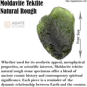 Figura de Ágata Tallada Naturalmente en Moldavita y Tektita, 70-100 Gramos, Gema de Transformación Cósmica, Arte Popular del Amor, Exportación India - Product Image 4