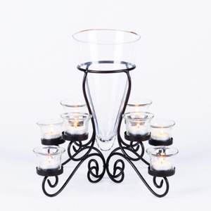 Bougeoir en cristal, décoration de la maison, autre support de bougie brillant, pour l'intérieur et l'extérieur - Product Image 6