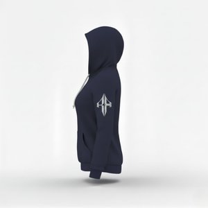 Sweat à capuche intégral pour femme de haute qualité, 100% coton polaire, 300g, séchage rapide, respirant, décontracté d'hiver, avec pull-over OEM - Product Image 2