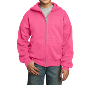 Sudaderas con cremallera unisex para niños pequeños, sudadera con cremallera unisex para niños jóvenes, Sudadera con capucha con cremallera completa de lana en blanco para jóvenes, sudaderas con capucha unisex para niños - Product Image 5