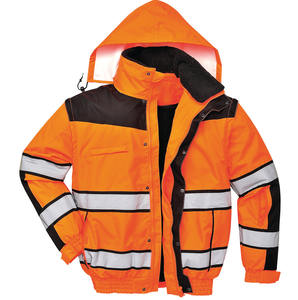 Sudadera CON CAPUCHA DE SEGURIDAD reflectante de alta visibilidad para hombres Calentador de tráfico Ropa DE SEGURIDAD Ropa DE TRABAJO Uniforme Hi Vis Chaqueta de invierno - Product Image 1