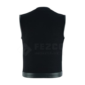Chaleco de Cuero para Hombre, Estilo Casual, Invierno 2025, Cuello en V, Botones Cubiertos, Transpirable, Personalizable, de Alta Calidad - Product Image 4
