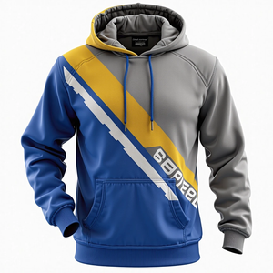 Sudadera con Capucha Extra Grande para Hombre, Mezcla de Algodón, Estilo Básico, Totalmente Personalizable, Ropa Urbana para Invierno, Duradera, Informal y Cómoda - Product Image 5