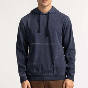 Sweat à capuche superposé de haute qualité, coupe et couture, manches longues, disponible en gros, sweats à capuche pour hommes - Product Image 6