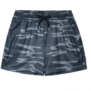 Pantalones cortos de gimnasio con logotipo personalizado para hombre con bolsillos, ropa deportiva tejida para correr, pantalones cortos deportivos para hombre - Product Image 4