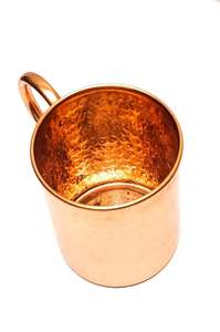 Tazas de cobre grabadas al por mayor de metal para regalos de empleados corporativos Tazas de cobre con estilo para servir bebidas mixtas en fiestas informales - Product Image 2