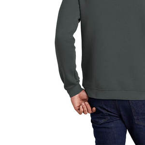 Classic Logo Embroidered Crew-neck <b>Sweatshirts</b> for <b>Men</b> Pre-Made Branded Pullover in Soft Cotton for Ready to Sell Fashion - Product Image 3
