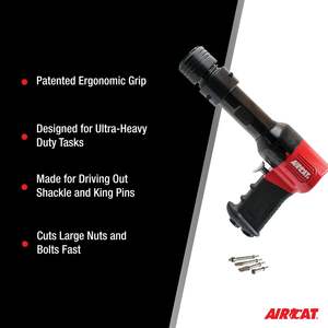 Martillo Neumático de Alta Resistencia con Vástago de 0.498 Pulgadas, 1,700 BPM, Alta Eficiencia - Product Image 2