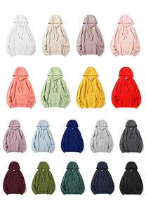 Autumn Casual Hoodies 100% Cotton Fleece Embroidered Plain Dyed <b>Tie</b> Dye Solid Pattern Digital <b>Silk</b> Screen Enzyme Wash Quick-Dry - Product Image 6