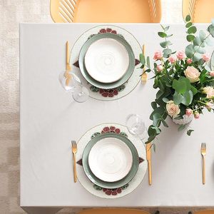 Handmade Flower-Shaped Glass <b>Beaded</b> <b>Placemat</b> New Year Christmas Dining Table Decorative Mat for Wedding Parties - Product Image 6