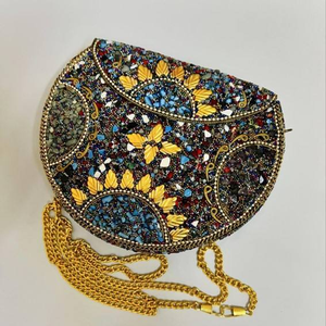 Bolso de mano de mosaico colorido en atractivo patrón de mosaico bolso de mano de noche embrague de mujer de LUXURY CRAFTS - Product Image 6