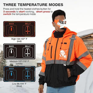 Nouveauté Vêtements de sécurité Veste pour hommes Service OEM Protection de qualité supérieure Vestes de sécurité réfléchissantes téléchargées par Dress Sports - Product Image 2