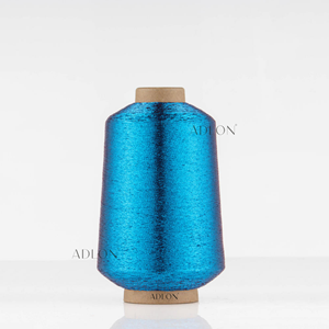 เส้นด้ายโลหะ3ชั้น adlon สีเขียวขุ่น MX ประเภทพรีเมี่ยมคุณภาพโพลีเอสเตอร์มันวาวสำหรับเย็บปักถักร้อยถักและทอผ้า - Product Image 3