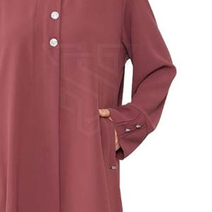Vente en gros, nouvelle abaya élégante, tenue décontractée, robe islamique, vêtements pour femmes musulmanes, taille personnalisée, abaya - Product Image 5
