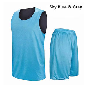 Uniforme Hip Hop à séchage rapide pour hommes, vêtements de sport, uniforme de basket-ball, vente en gros, uniforme de basket-ball fabriqué en usine - Product Image 2