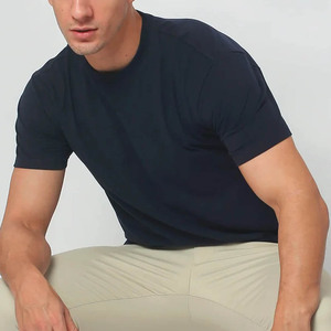 Camisetas Cómodas para Hombre, 100% Algodón Peinado, Camisetas de Verano, Corte Ajustado, Manga Corta, Cuello Redondo - Product Image 2