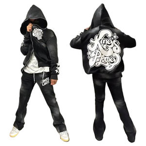 Custom Logo Flared Style Tracksuit With Reasonable Price Make Own Best Design Men Wear Flared Tracksuits by Elegant Sports - Product Image 1