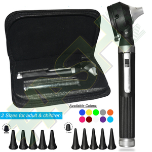Otoscopio, Mini Otoscopio de Fibra Óptica, Herramienta de Diagnóstico Médico para Examen de Cera de Oído, Certificado CE, Funciona con Batería, Uso ORL, Elegante - Product Image 3