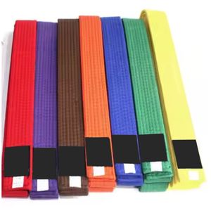 OEM al por mayor barato artes marciales cinturón Judo Taekwondo Karate Color personalizado 100% algodón Unisex adultos logotipo personalizado - Product Image 6