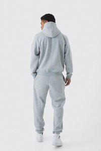 Nouveau style 2026 Survêtement à capuche coupe ample pour homme, style streetwear sportif et décontracté, 100% coton léger, design 2 en 1, style vintage - Product Image 2