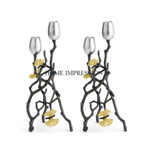 Bougeoirs éclaircissants pour la maison et l'intérieur Lot de 3 tailles différentes Table Top Resorts Party Centerpiece Candles Holders à vendre - Product Image 4