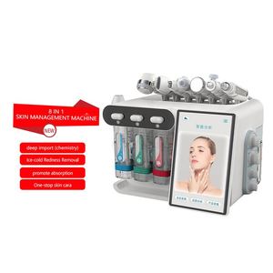 Beauty Water Peeling Oxygen Microdermabrasion Diamond 8 in 1 <b>Machine</b> Hydro Dermabrasion Small Bubble <b>Machine</b> With Skin Analyzer - Product Image 1