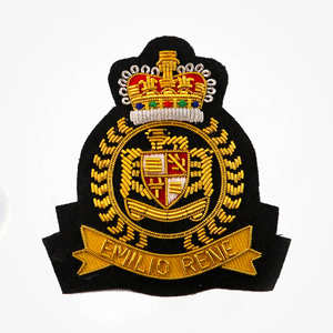 Parches Tácticos Hechos a Mano de Alta Calidad, Insignias de Rango Personalizadas para Blazer con Imperdible, Insignias de Ala con Forma de Flor para Sombreros y Uniformes - Product Image 1