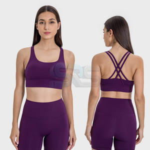 2025สปอร์ตบราผ้าฝ้ายไร้รอยต่อสำหรับผู้หญิงผ้าคอตตอนออกกำลังกายเล่นโยคะฟิตเนสยิมน้ำหนักเบาระบายอากาศได้ดีปรับได้ - Product Image 3