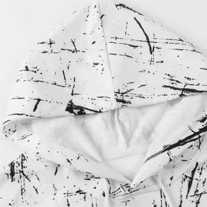 <b>Thermal</b> <b>Hoodie</b> Unisex 2-Piece Zip Cotton <b>Hoodie</b> Custom Pattern Polyester Streetwear Windbreaker - Product Image 4